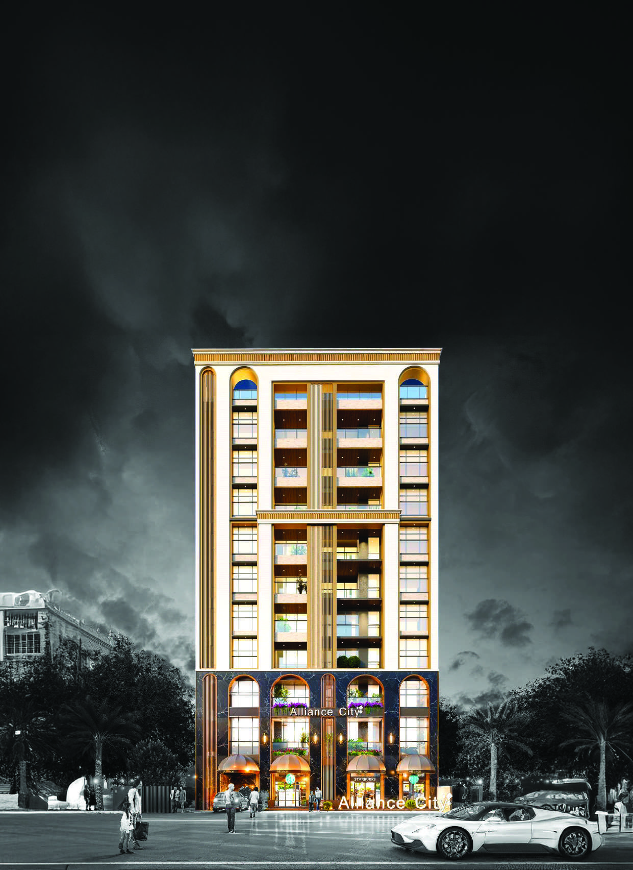 Alliance 22 House – 2 BHK and 3 BHK flats in Vile Parle East building elevation