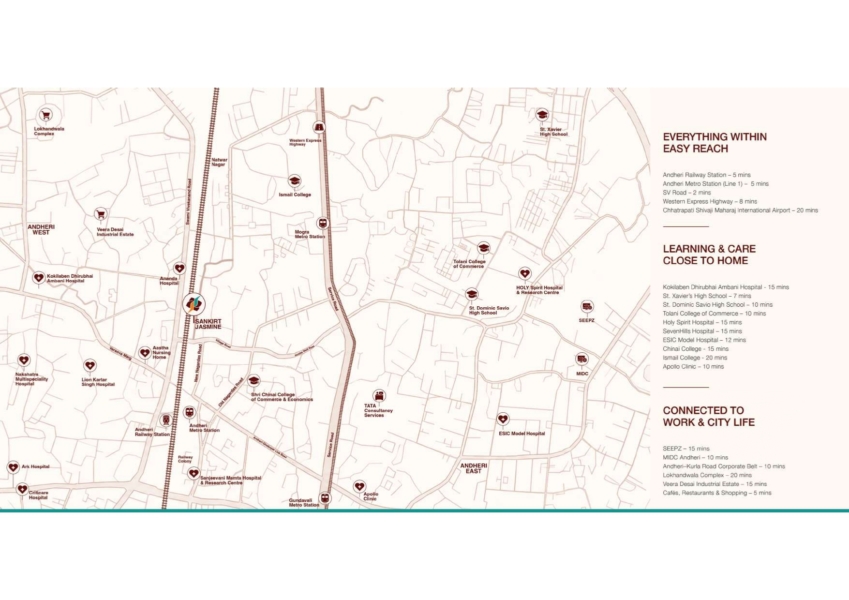 Sankirt Jasmine group location projects andheri east