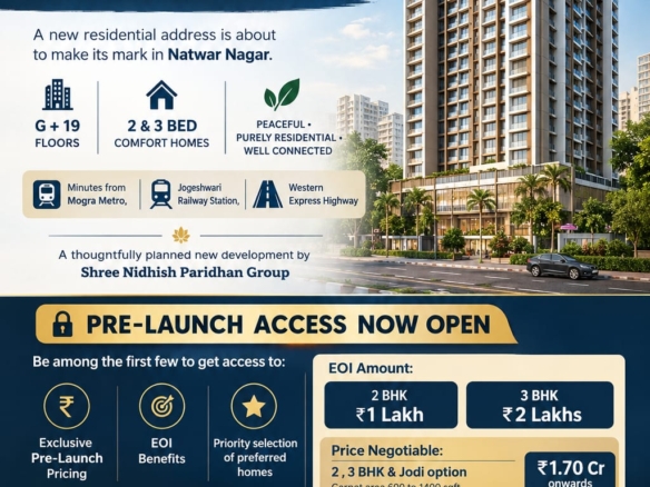 Shreedhi by nidhish group at mogra metro Jogeshwari East