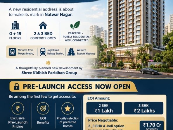 Shreedhi by nidhish group at mogra metro Jogeshwari East