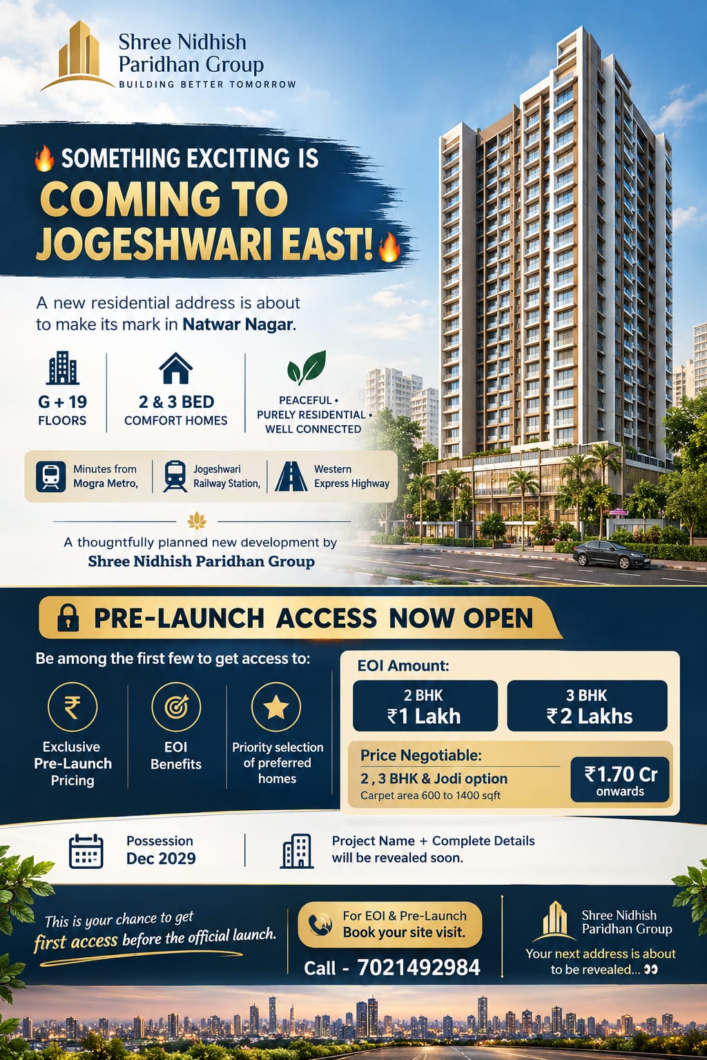 Shreedhi by nidhish group at mogra metro Jogeshwari East