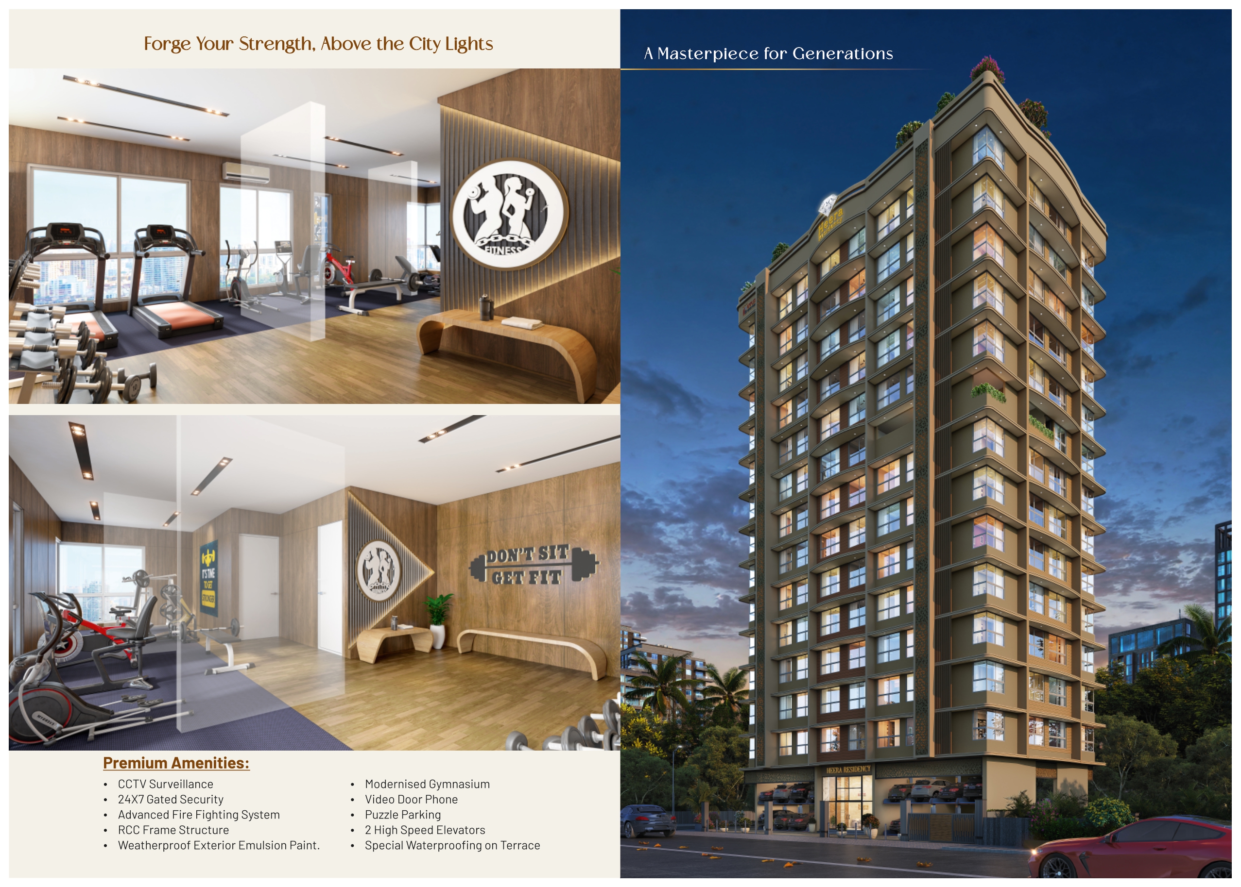 Heera residency elevation
